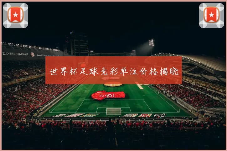 世界杯足球竞彩单注价格揭晓